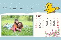 写真カレンダー photo templates ハッピーカレンダー1